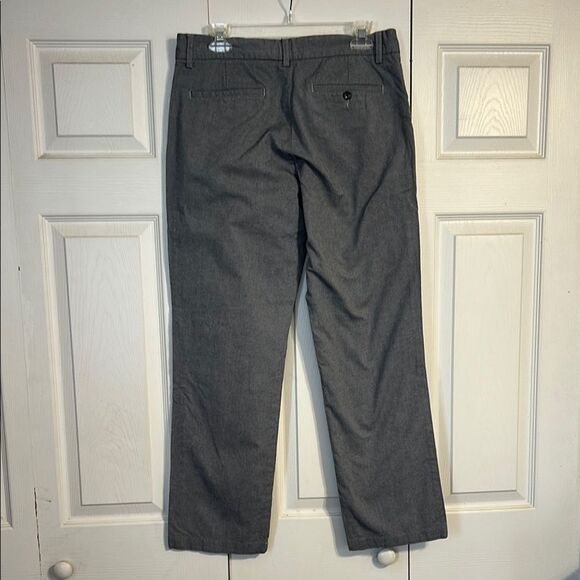 BANANA REPUBLIC Men's Gray Gavin Fit Slacks 32 X 30 Cotton Straight Leg Office - Picture 4 of 8